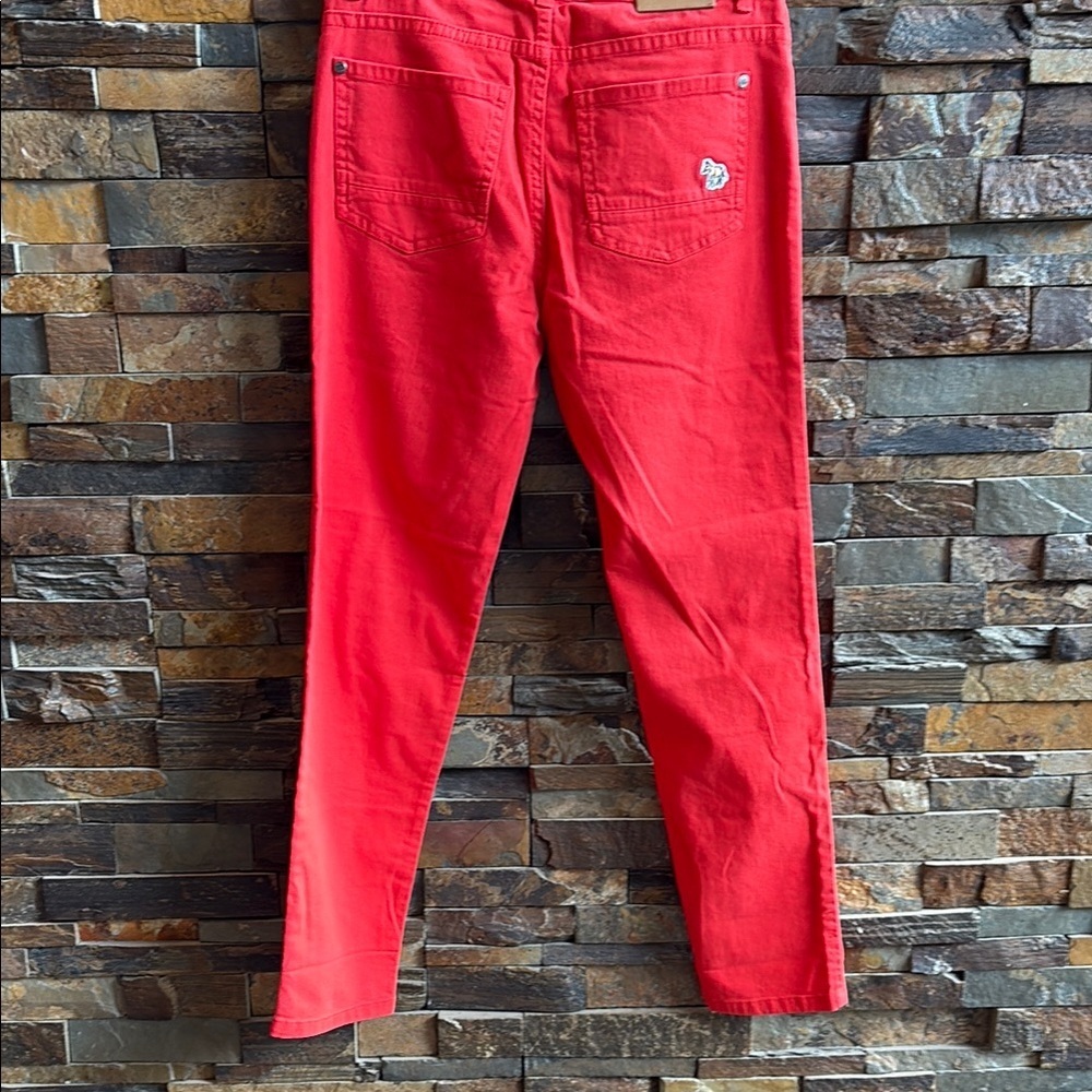 Paul Smith Junior 5 Pocket Skinny Jeans with Zebra Embroidered on back pocket - Picture 7 of 9